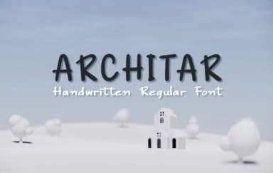 Architar Font by SkyClick — Script Handwritten Font — thumbnail 1