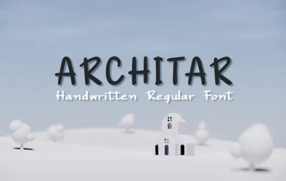 Architar Font by SkyClick — Script Handwritten Font