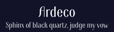 Ardeco by Jovanny Lemonad — Sans Serif Font — thumbnail 2