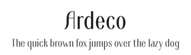 Ardeco by Jovanny Lemonad — Sans Serif Font — thumbnail 1