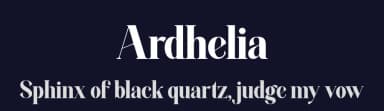 Ardhelia by JamalCreativeStudio — Serif Font — thumbnail 2
