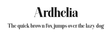 Ardhelia by JamalCreativeStudio — Serif Font — thumbnail 1