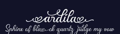 Ardila by Subectype & Orenari — Script Handwritten Font — thumbnail 2