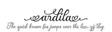 Ardila by Subectype & Orenari — Script Handwritten Font — thumbnail 1