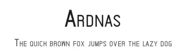 Ardnas by Asclê de Oliveira — Sans Serif Font — thumbnail 1