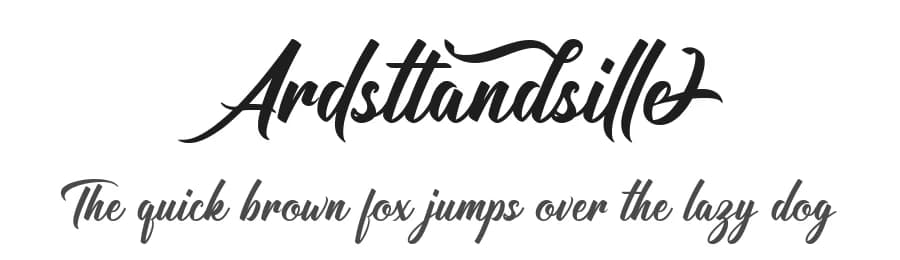 Ardsttandsille by Ahmad Rofingi — Script Handwritten Font