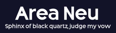 Area Neu by Nuryanto Dwi — Sans Serif Font — thumbnail 2