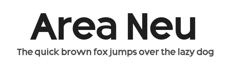 Area Neu by Nuryanto Dwi — Sans Serif Font