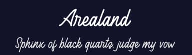 Arealand by Typefar — Script Handwritten Font — thumbnail 2