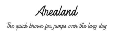 Arealand by Typefar — Script Handwritten Font — thumbnail 1
