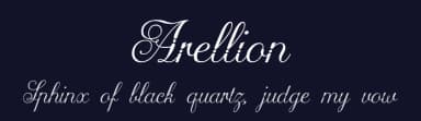Arellion by Typesgal — Script Handwritten Font — thumbnail 2