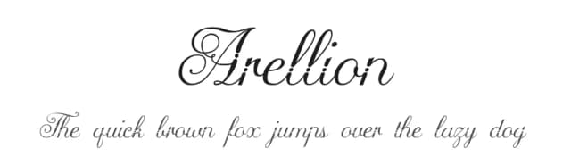 Arellion by Typesgal — Script Handwritten Font