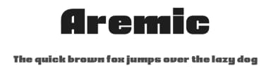 Aremic by Graptail Type Studio — Sans Serif Font — thumbnail 1