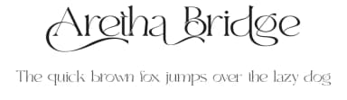 Aretha Bridge by 177Studio — Sans Serif Font — thumbnail 1