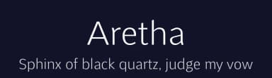 Aretha by Lafontype — Sans Serif Font — thumbnail 2