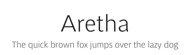 Aretha by Lafontype — Sans Serif Font