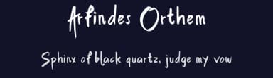 Arfindes Orthem by madeDeduk — Script Handwritten Font — thumbnail 2