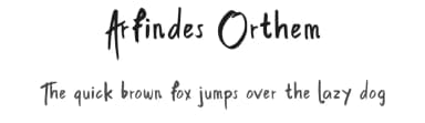 Arfindes Orthem by madeDeduk — Script Handwritten Font — thumbnail 1