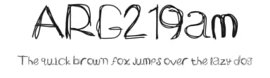 ARG219am by Anthony Grant — Script Handwritten Font — thumbnail 1
