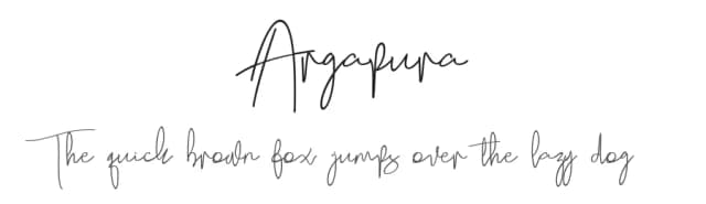 Argapura by Intuisi Creative — Script Handwritten Font