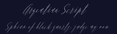 Argentina Script by Royaltype — Script Handwritten Font — thumbnail 2