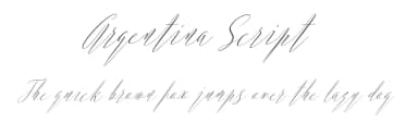 Argentina Script by Royaltype — Script Handwritten Font — thumbnail 1