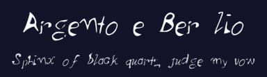 Argento e Ber lio by L Burity — Script Handwritten Font — thumbnail 2