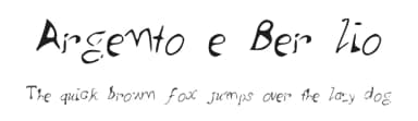 Argento e Ber lio by L Burity — Script Handwritten Font — thumbnail 1