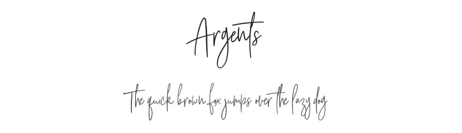 Argents by Maulana Creative — Script Handwritten Font