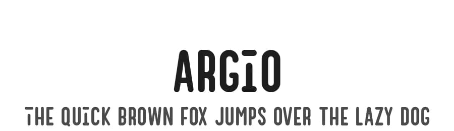 Argio by Shaped Fonts — Sans Serif Font