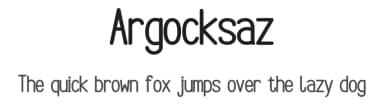 Argocksaz by Vlad Viperov — Sans Serif Font — thumbnail 1