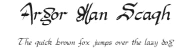 Argor Man Scaqh by Argor — Script Handwritten Font — thumbnail 1