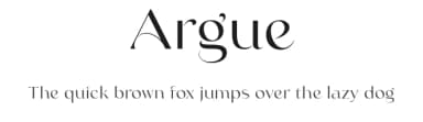Argue by Saridezra — Serif Font — thumbnail 1