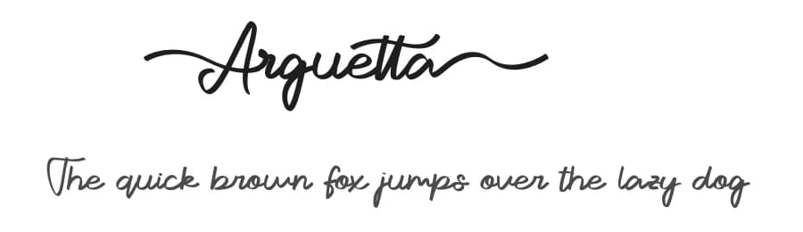 Arguetta by setyaisiam _type — Script Handwritten Font