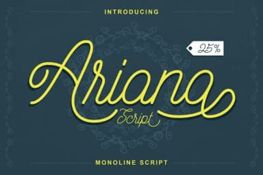 Ariana Font by Ian Mikraz — Script Handwritten Font — thumbnail 1