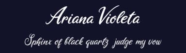 Ariana Violeta by starinkbrush — Script Handwritten Font — thumbnail 2