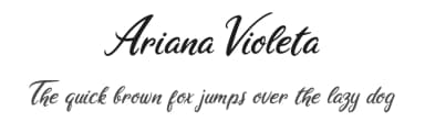 Ariana Violeta by starinkbrush — Script Handwritten Font — thumbnail 1