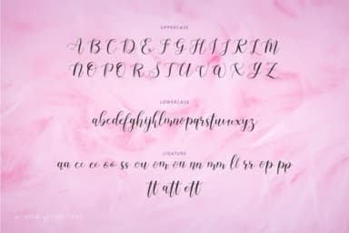 Arietta Font by Letteratom — Script Handwritten Font — thumbnail 2