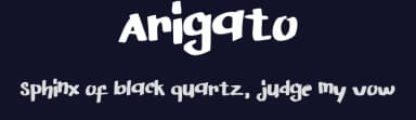 Arigato by Debut Studio — Script Handwritten Font — thumbnail 2