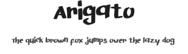 Arigato by Debut Studio — Script Handwritten Font — thumbnail 1