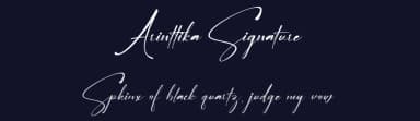 Arinttika Signature by Namara Creative — Script Handwritten Font — thumbnail 2