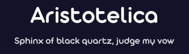Aristotelica by Zetafonts — Sans Serif Font — thumbnail 2
