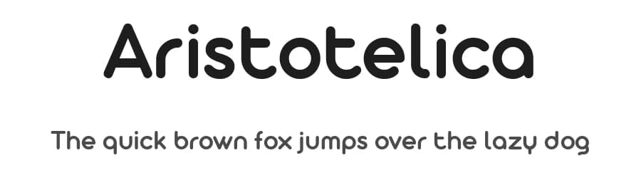 Aristotelica by Zetafonts — Sans Serif Font