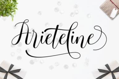Ariteline Script Font by Zane Studio — Script Handwritten Font — thumbnail 7
