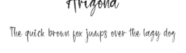 Arizona by Al Ghul — Script Handwritten Font — thumbnail 1