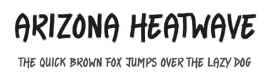 Arizona Heatwave by JSH creates — Script Handwritten Font — thumbnail 1