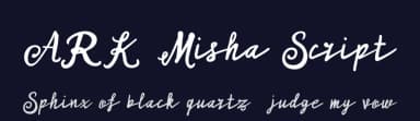 ARK Misha Script by Edy Bagus — Script Handwritten Font — thumbnail 2