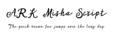 ARK Misha Script by Edy Bagus — Script Handwritten Font — thumbnail 1