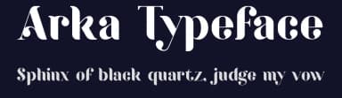 Arka Typeface by Ikiiko Type — Sans Serif Font — thumbnail 2