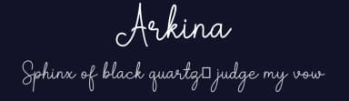 Arkina by Sibelumpagi — Script Handwritten Font — thumbnail 2